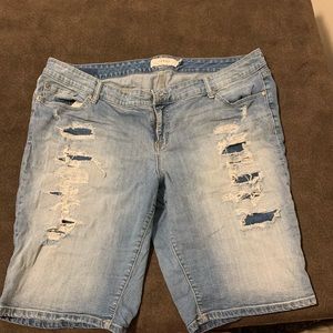 Torrid Jean shorts
